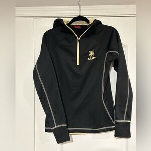 Women’s Army Black Knights quarter-zip warm pullover size medium.